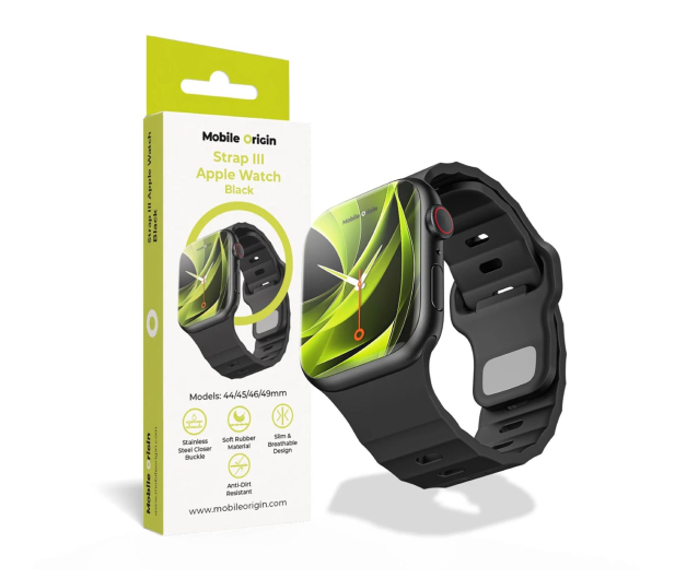 Mobile Origin Strap III do Apple Watch 44/45/46/49mm black - 1363034 - zdjęcie 4
